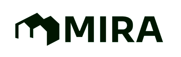 Logo, MIRA and two buildnings
